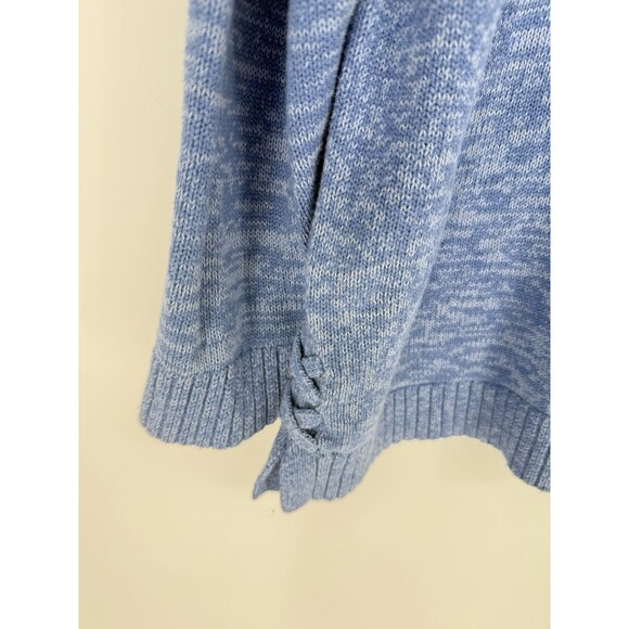 CJ Banks Furry Penguin Scarf Earmuffs Winter Holiday Blue Ugly Sweater Size XL - Picture 4 of 6